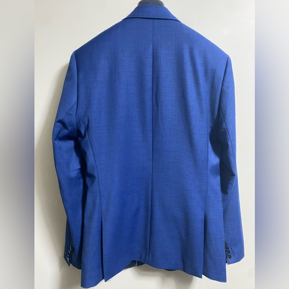 RW&CO Men's Medium Blue Slim Fit Suit - Picture 4 of 7